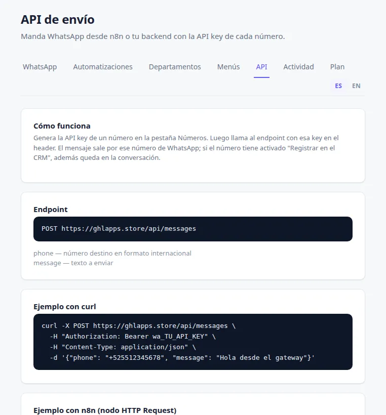 WhatsApp · API